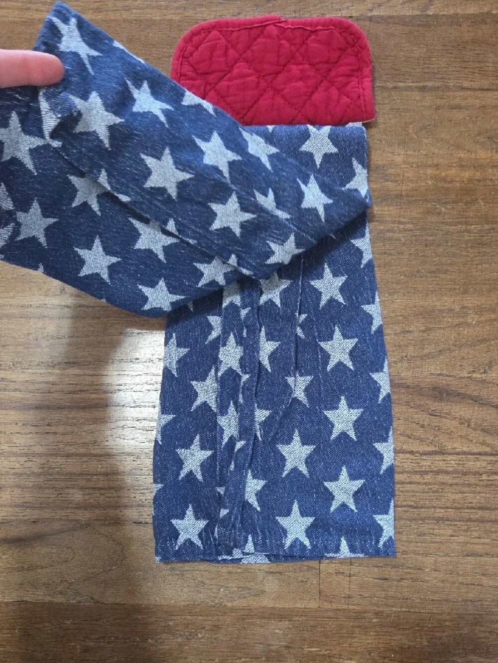 Hand Made Patriotic Hanging Kitchen Towel